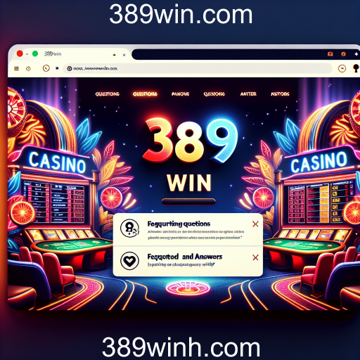 Explorando a Seção de Perguntas Frequentes no 389win.com